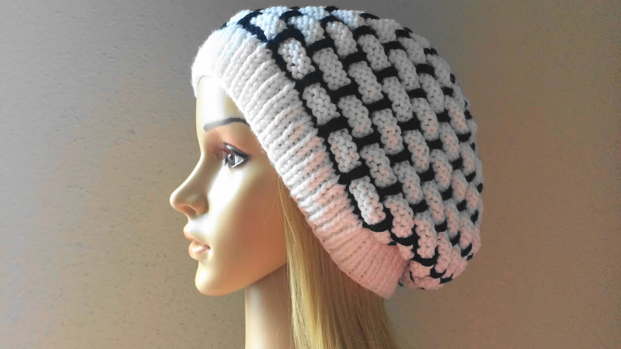 How To Knit A Wall Brick Hat, Lilu's Handmade Corner Video # 24