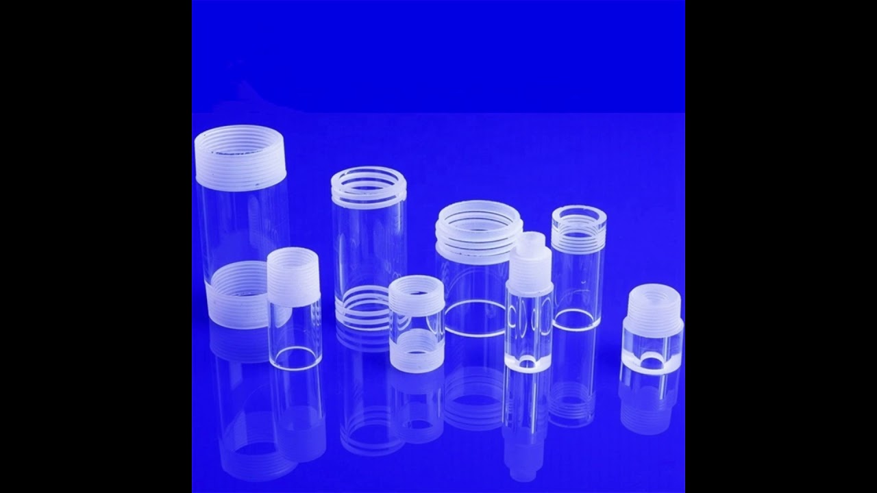 Single-Ended Closed Thread Quartz Glass Test Tube--Luverre Quartz