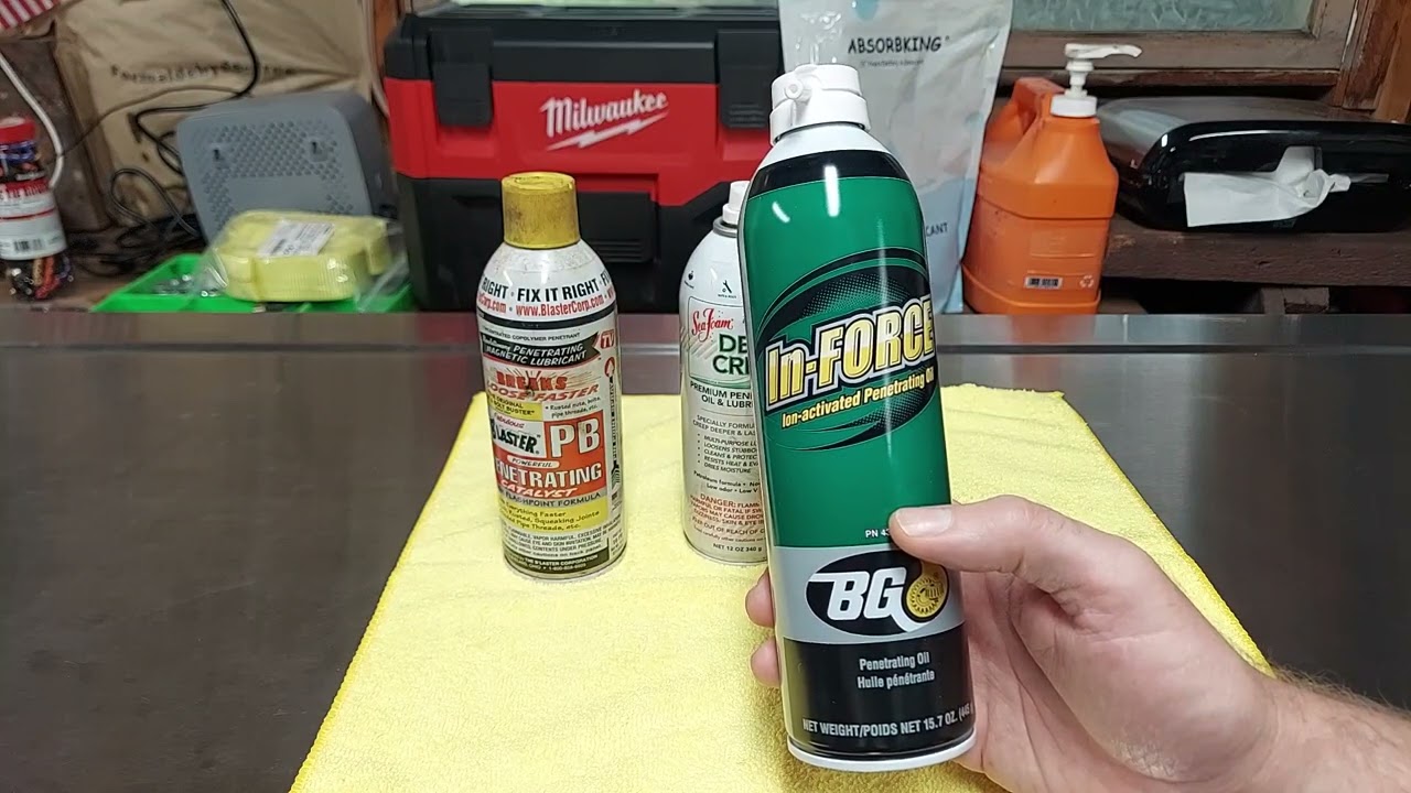 Penetrating oils: PB Blaster vs Sea foam Deep Creep vs BG In-Force