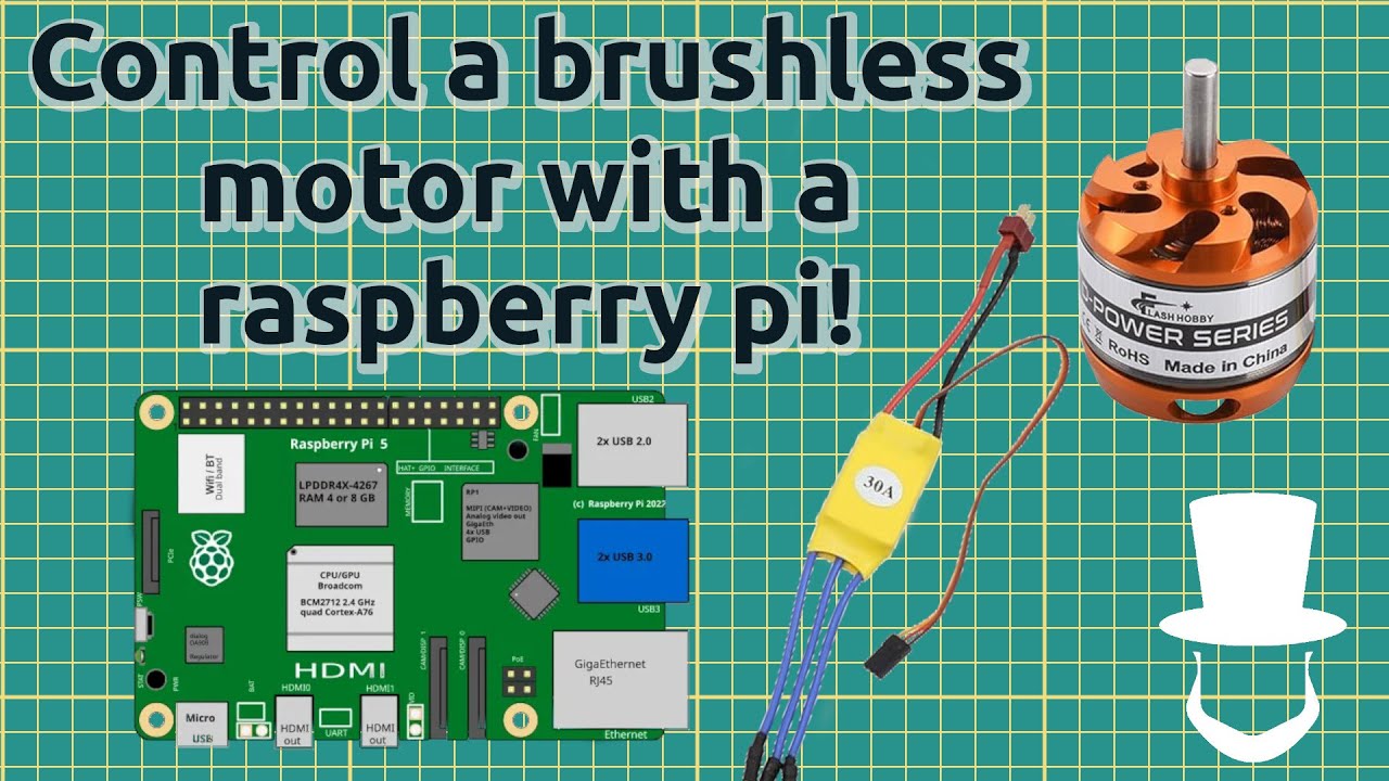 How to Control a Brushless Motor with a Raspberry Pi 5
