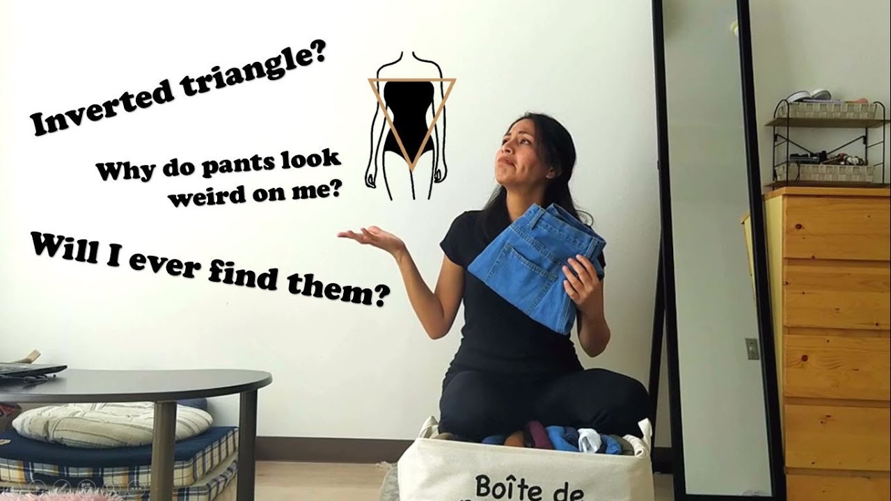 The perfect pants for the inverted triangle (v shaped body type)
