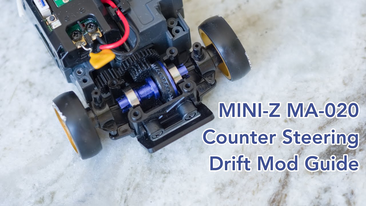 Kyosho Mini-Z AWD MA-020 CS Counter Steering Drift Mod Guide