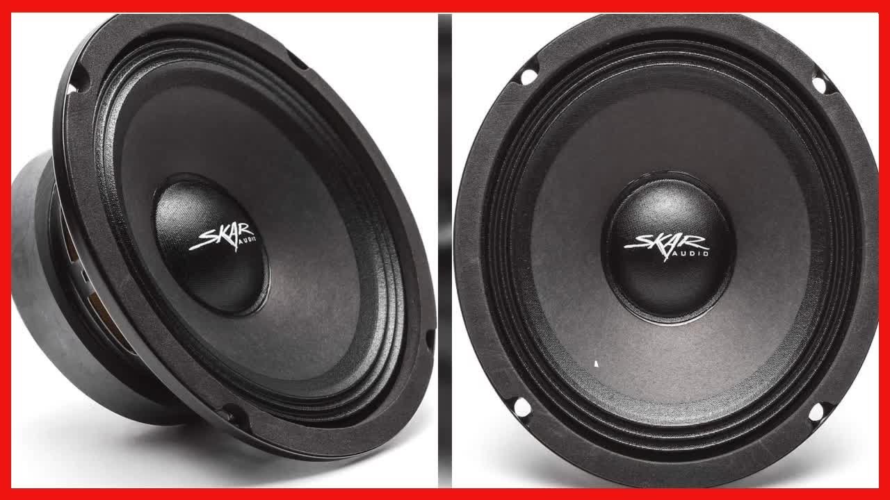 Обзор среднечастотной акустической системы Skar Audio FSX65-4 6,5 дюймов: чистый и мощный звук бе...