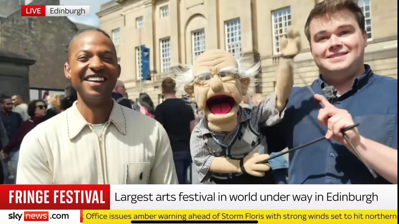 Grandad causes chaos live on Sky News | Max Fulham