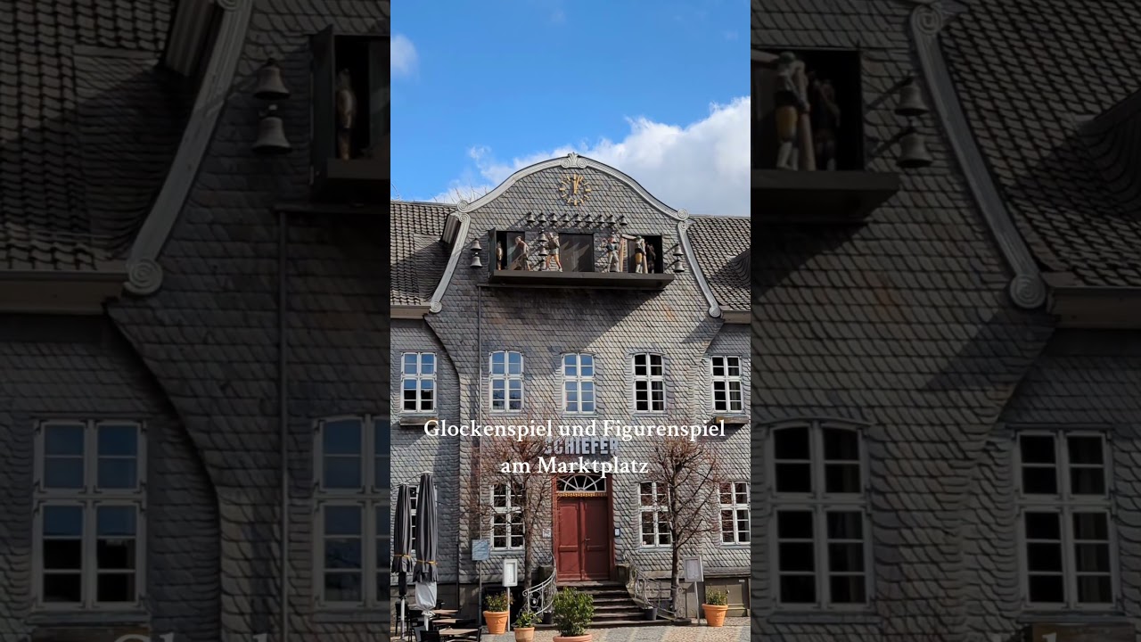 Glockenspiel und Figurenspiel am Marktplatz #marktplatz #oldmarketplac #germany #pazaryeri #goslar