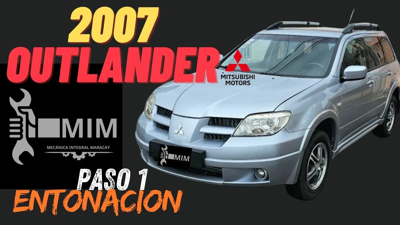 MITSUBISHI OUTLANDER 2007 CON FALLA DE MOTOR Y FUERTE VIBRACION PARTE 1