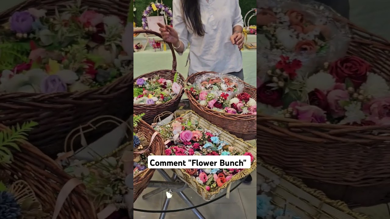 Comment 'Flower Bunch' for the Link! | Ready-to-Use Flower Bunches for Hamper Packing #diy #flowers