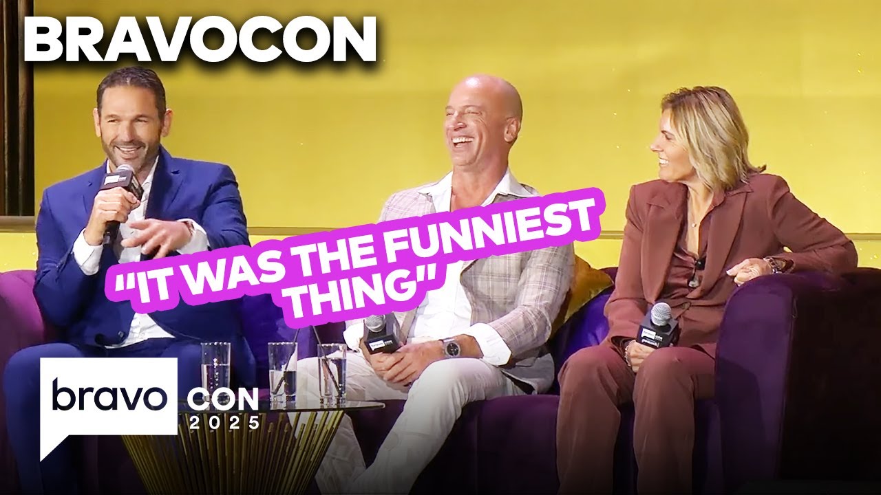 Captain Jason Shares a Funny Moment He Had With RHOSLC's Angie Katsanevas | BravoCon 2025 | Bravo
