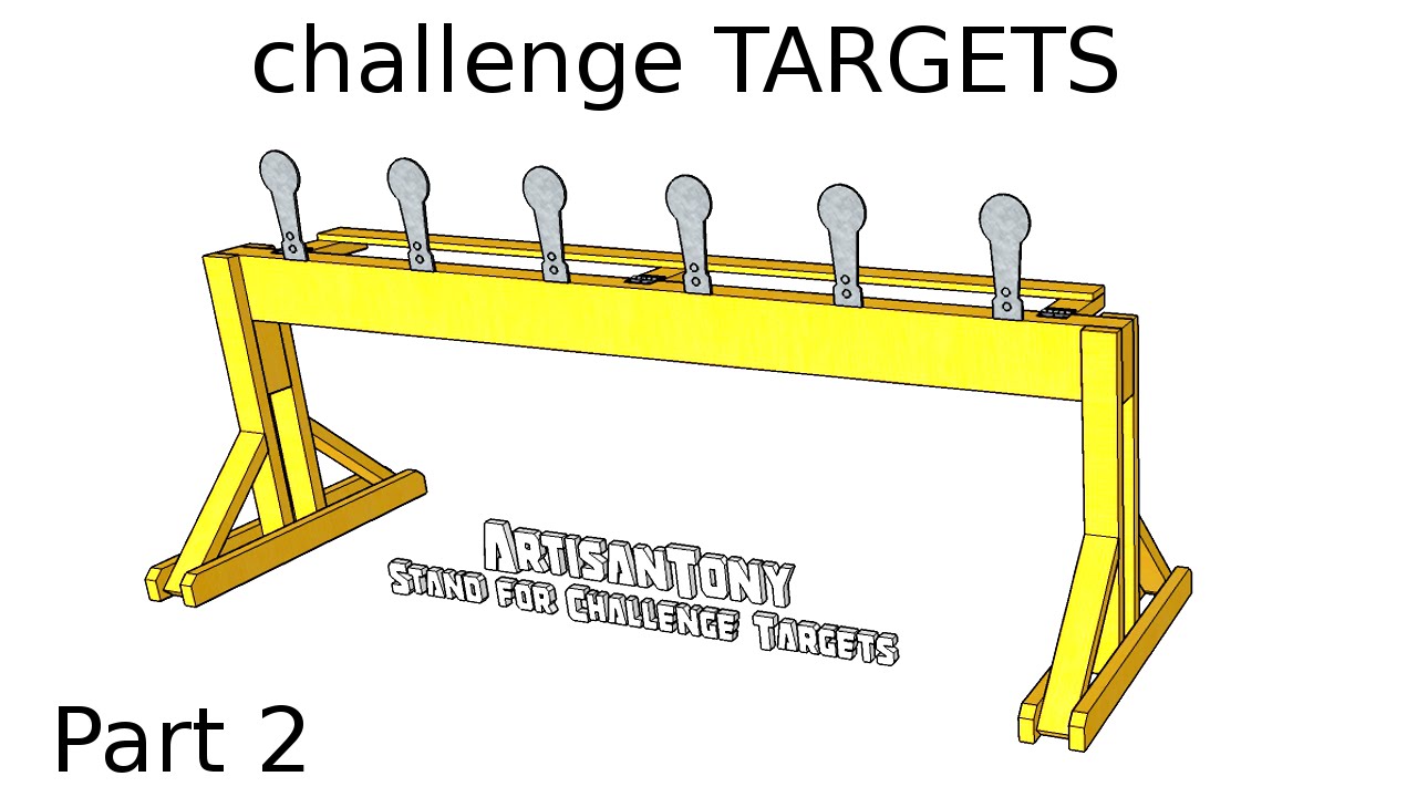Challenge Targets DIY Auto-Reset Popper Plates - Part 2 - Shooting the Thing!