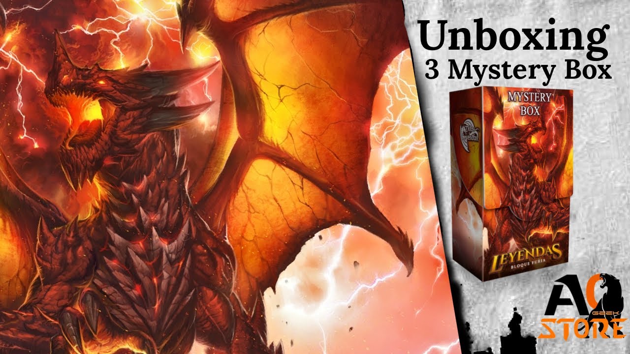 Unboxing 3 Mystery Box Leyendas Bloque furia MyL🔥💥