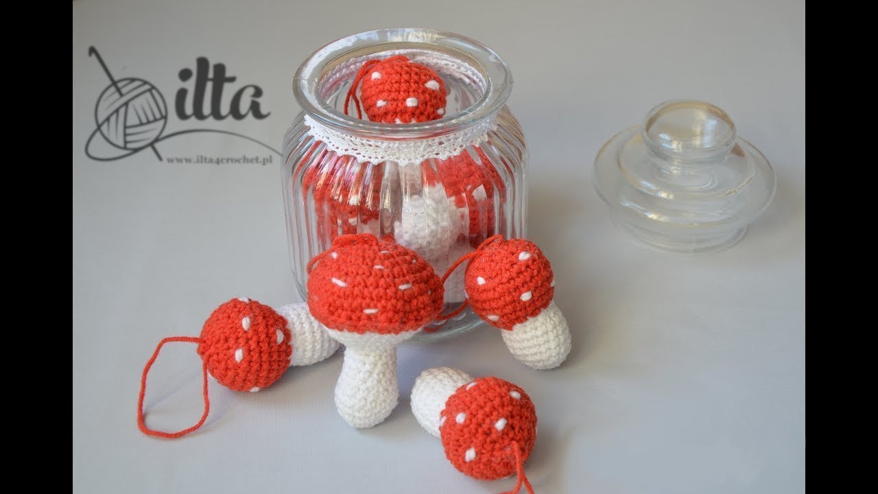 Jak zrobić szydełkiem grzybka muchomora - ilta4crochet