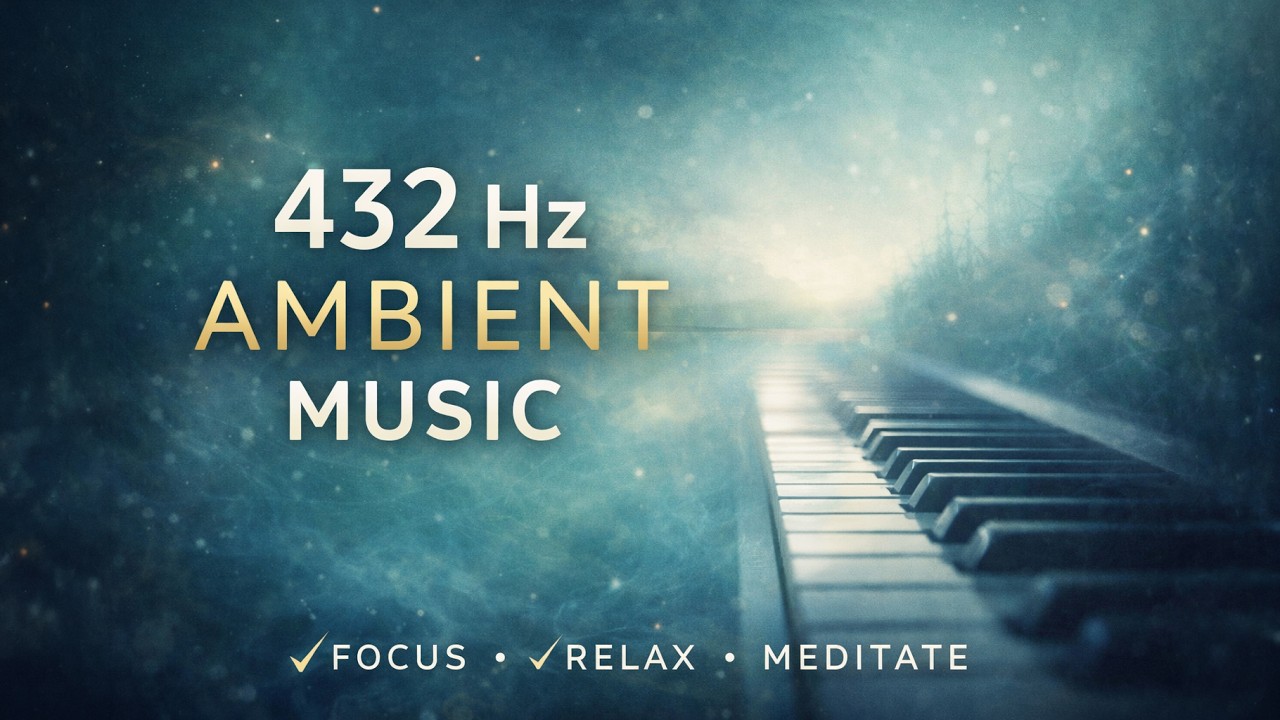 432 Hz Ambient Music for Focus & Meditation | Relaxing Piano & Cinematic Atmosphere