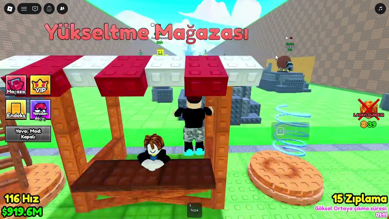 Roblox ama lavadan kaçıyosun