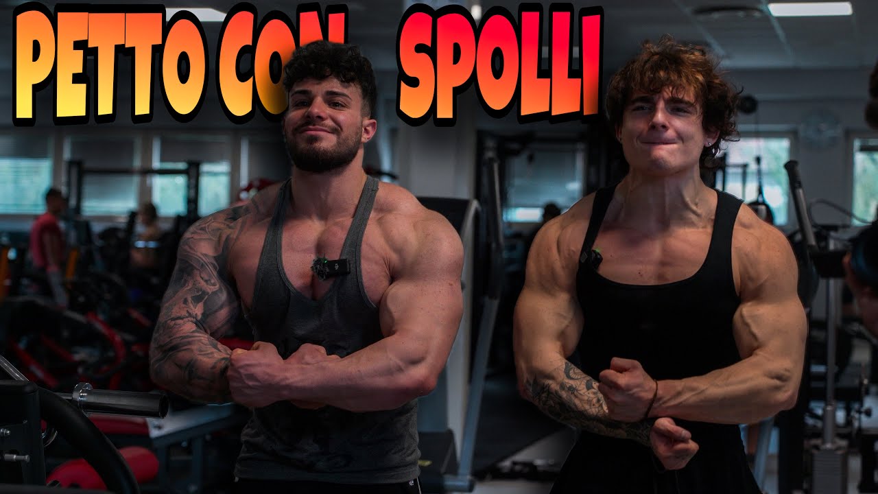 @leospolli ed IO DEMOLIAMO LA PALESTRA! || PETTO E BICIPITI⭕️