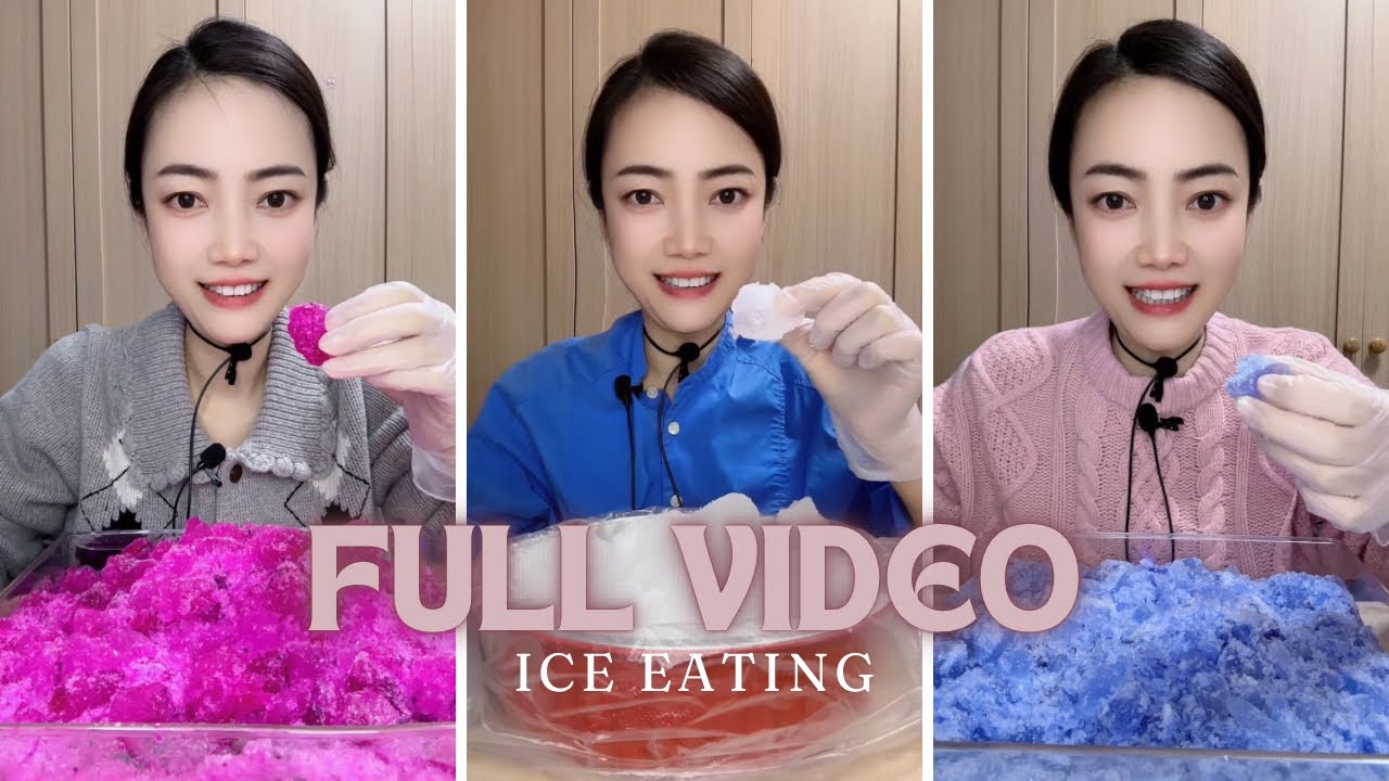 FULL VIDEO | HER CRUSHED HARD ICE EATING ASMR