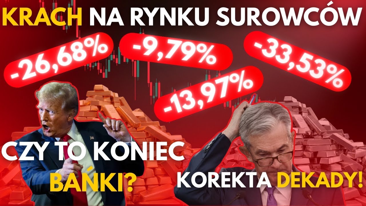 DUŻA KOREKTA Na Srebrze i Złocie! KRACH DEKADY, Czy Okazja Na Tanie Zakupy?