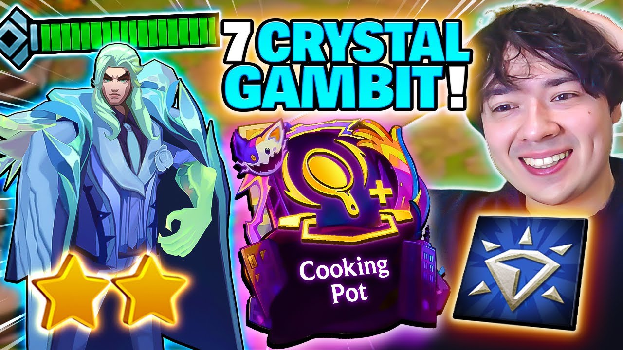 I Took This 2-1 Augment With The Aim Of Playing 7 CRYSTAL GAMBIT... It Worked! I Set 15 TFT
