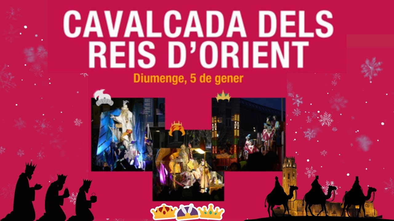 Cavalcada dels Reis Mags d'orient a Lleida 2026.