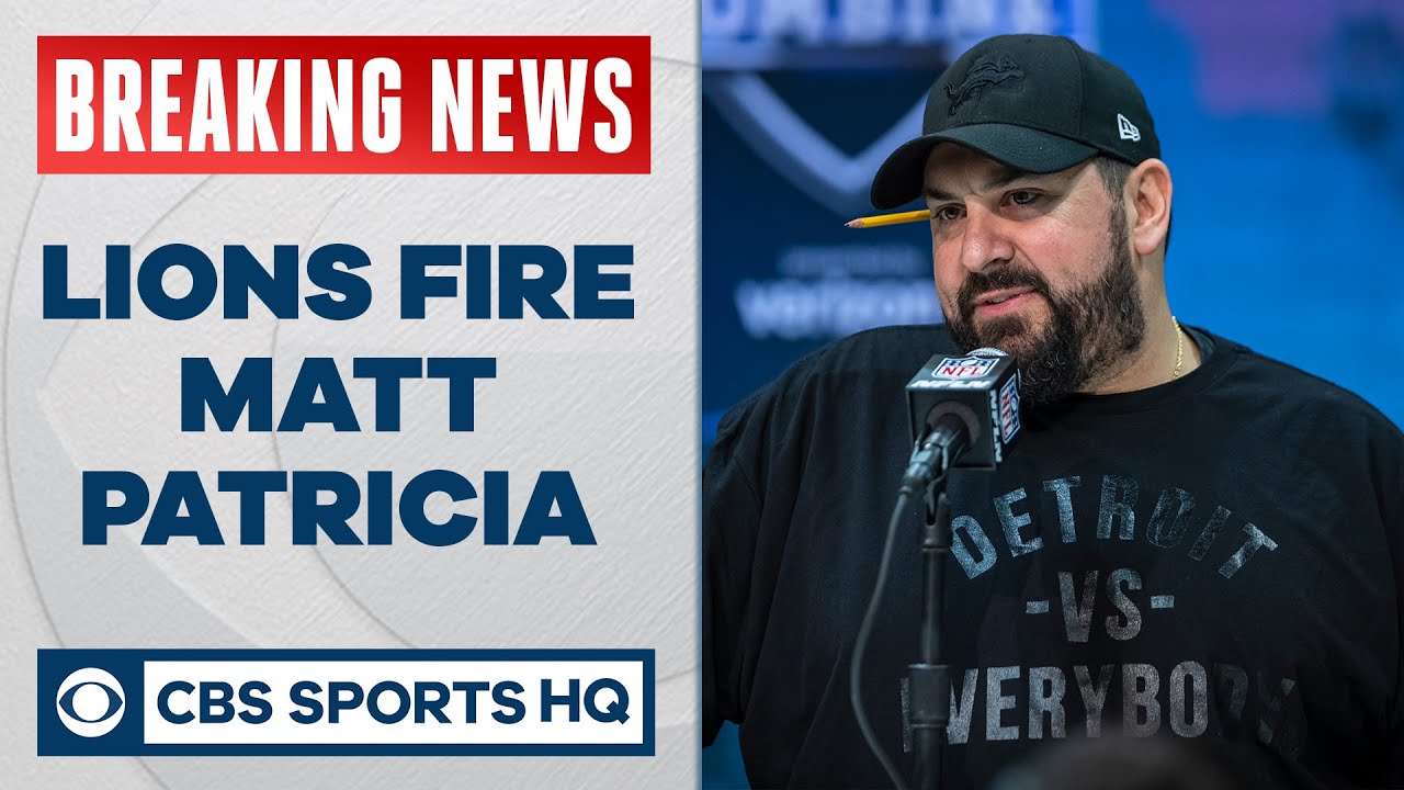 Lions fire head coach Matt Patricia, GM Bob Quinn following Week 12 Thanksgiving loss |CBS Sports HQ