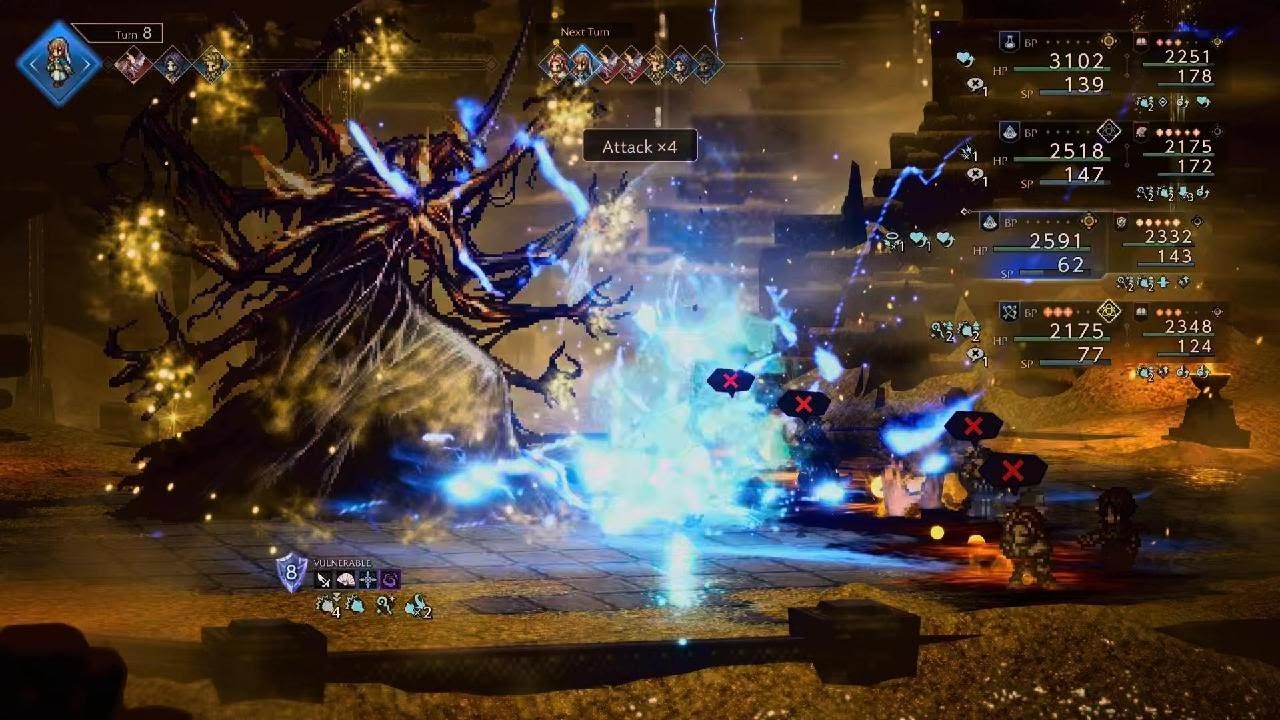 OCTOPATH TRAVELER 0 vs Oshka #2