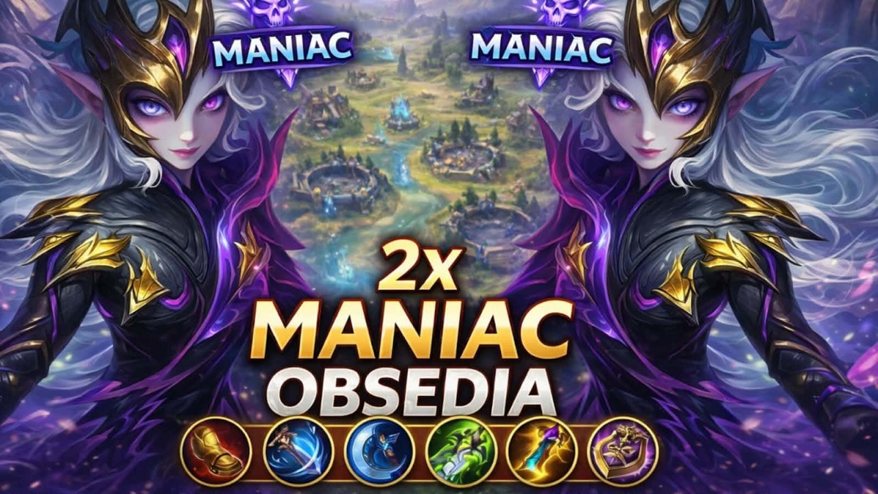 Obsidia 2x Maniac в Mobile Legends - Лучший билд для золотой линии 2026 года