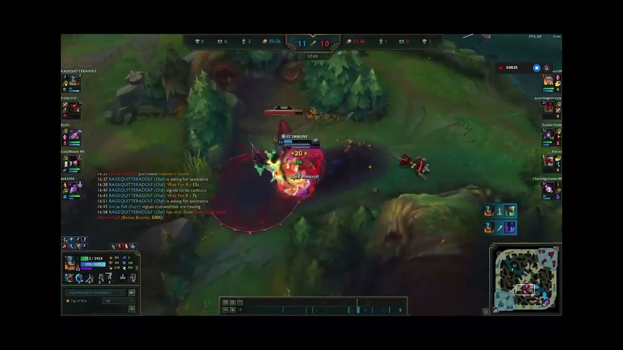 OLAF 1V5 PENTAKILL