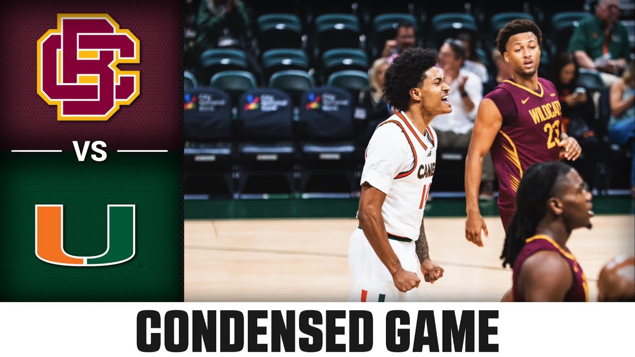 Bethune-Cookman vs. Miami Condensed Game | 2025-26 ACC Men's Basketball