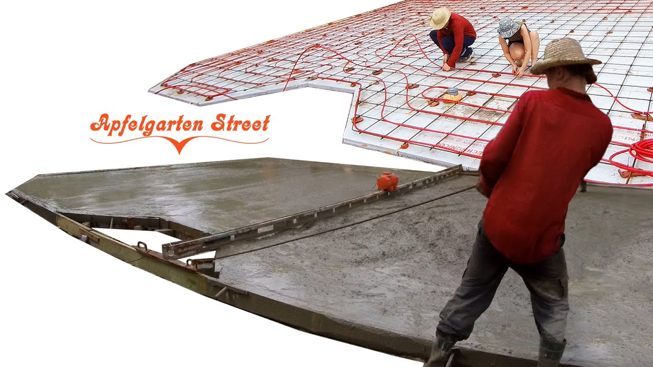 How to Pour a Concrete Foundation #diy / Cheap Tools for getting a Flat Floor