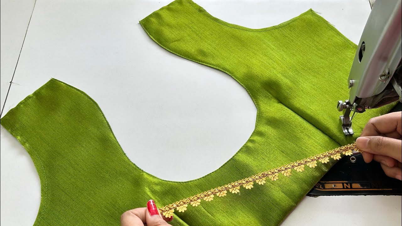 Blouse Neck Designs | Latest Blouse Back Designs | Cutting And Stitching Back Neck Blouse Design
