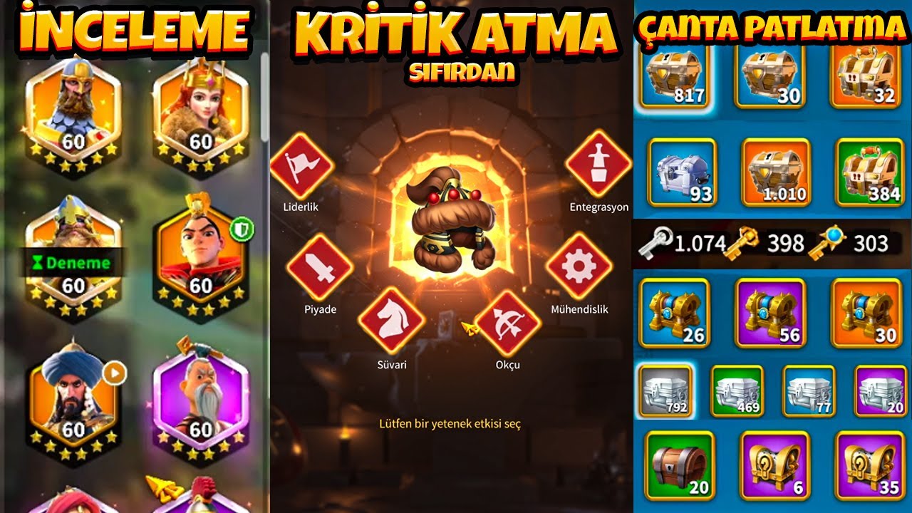 İzleyicimin Çantasını Patlattım, Kritik Attım ve Hesabını İnceledim - Rise of Kingdoms
