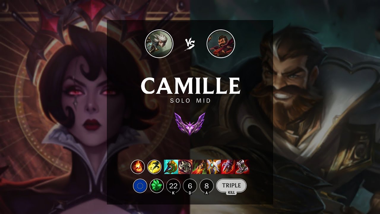 Camille Mid vs Graves - EUW Master Patch 12.15