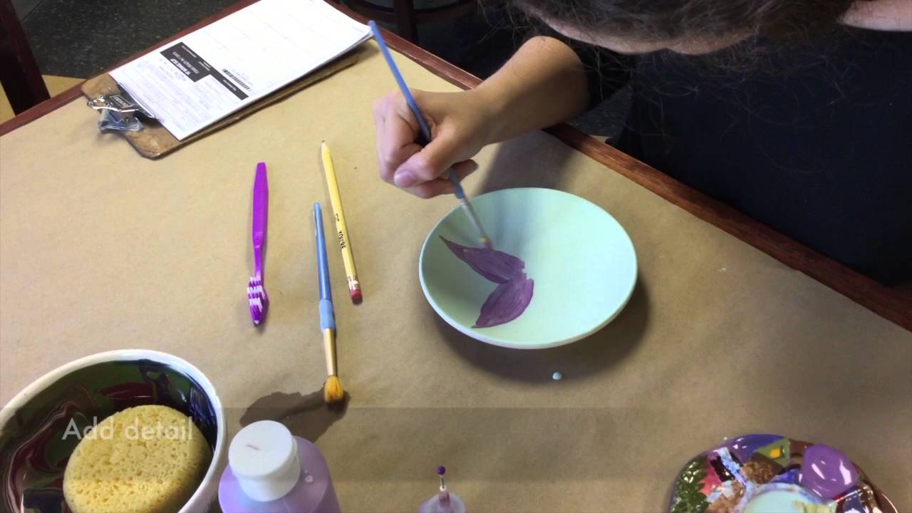 Pottery Painting at You're Fired NH - The Experience