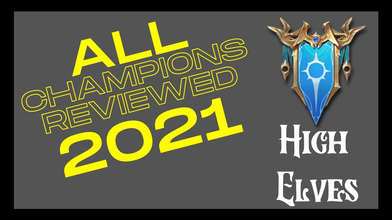 2021 Who to Build?! | High Elves | Raid Shadow Legends