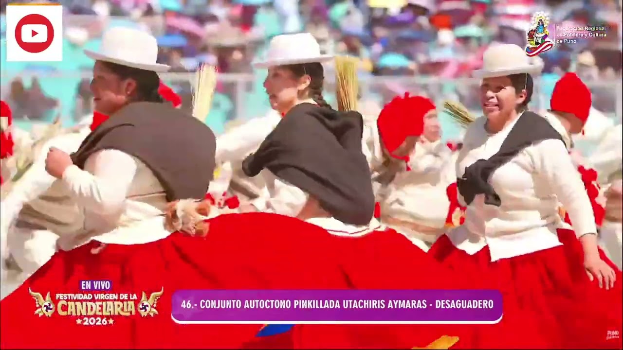 CONJUNTO AUTOCTONO PINKILLADA UTACHIRIS AYMARAS DESAGUADERO - CANDELARIA 2026 PUNO PERÚ