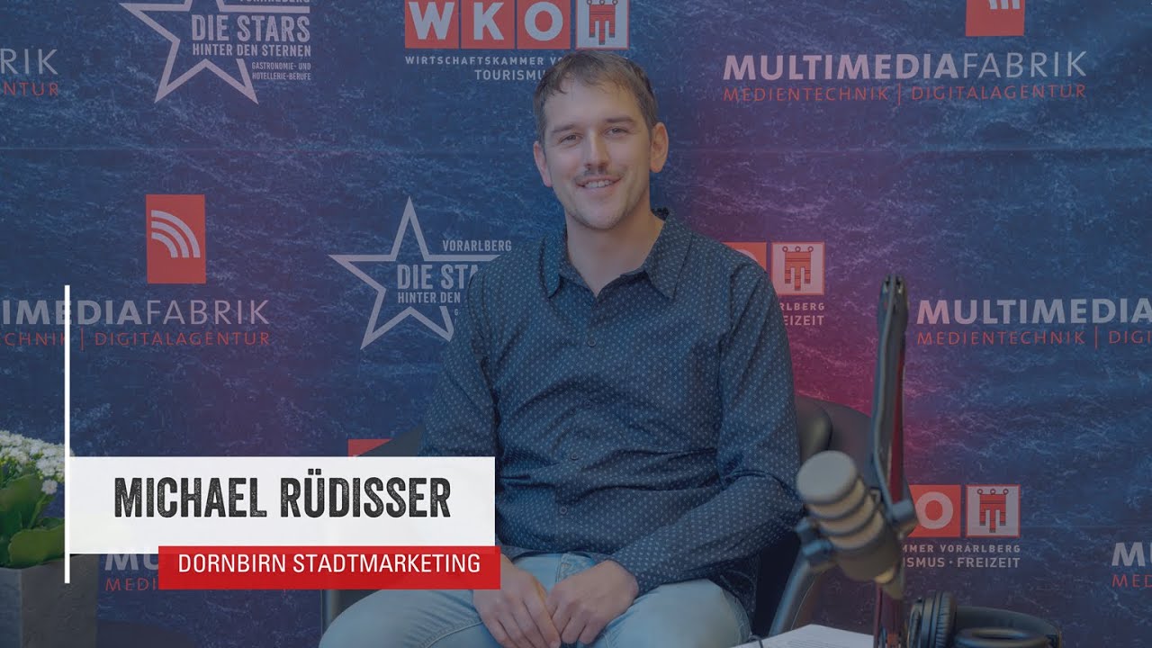TOURISMUSWOCHE 2025 Interview mit Michael R&uuml;disser - Stadtmarketing Dornbirn