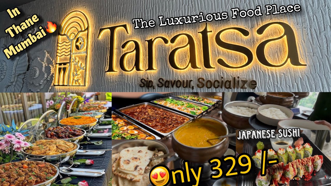 Unlimited Food Only 329 /- | Luxury Restaurent | Taratsa Thane | Unlimted Food Buffet | #srsvlogs