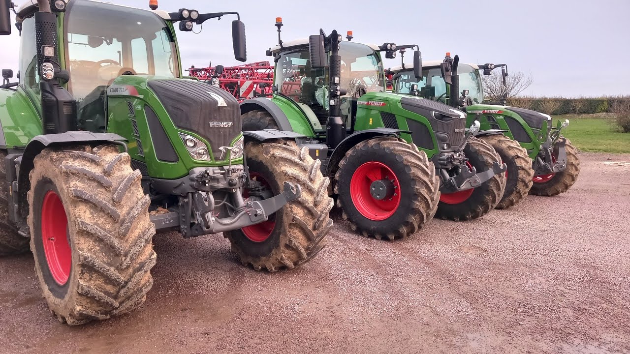 essai  du nouveau tracteur fendt 616