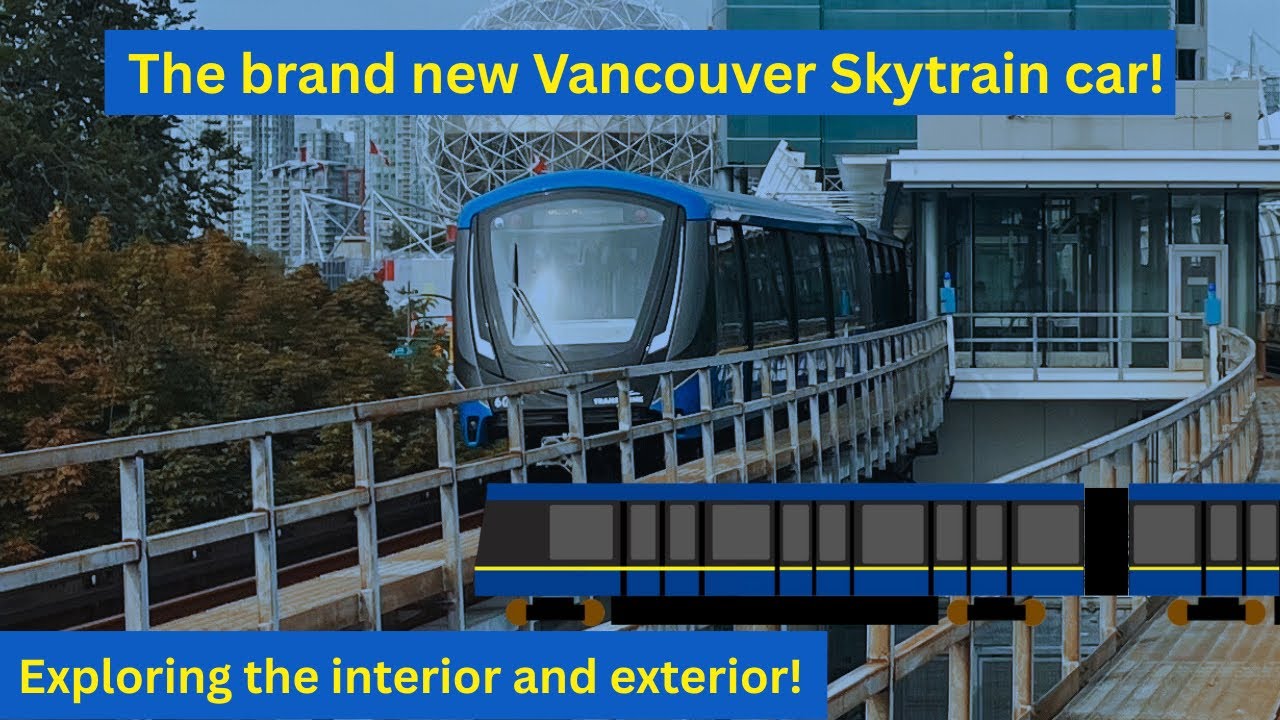 Translink’s BRAND NEW Mark V Skytrain | exploring the interior and exterior!
