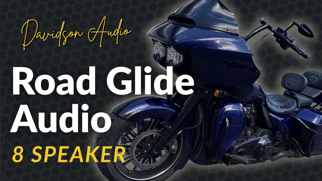 Мотоцикл Harley Davidson Road Glide 2020 года с 8 динамиками, собранный по индивидуальному заказу...