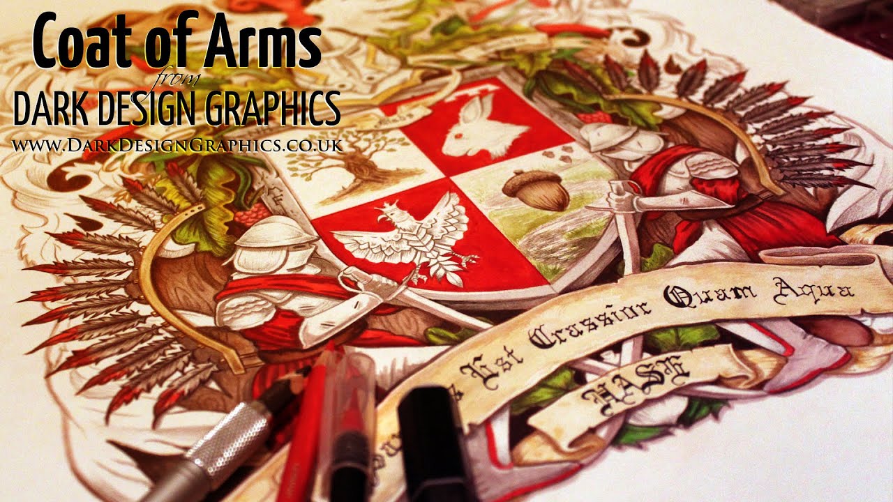 Creating a Coat of Arms - Time-Lapse Video