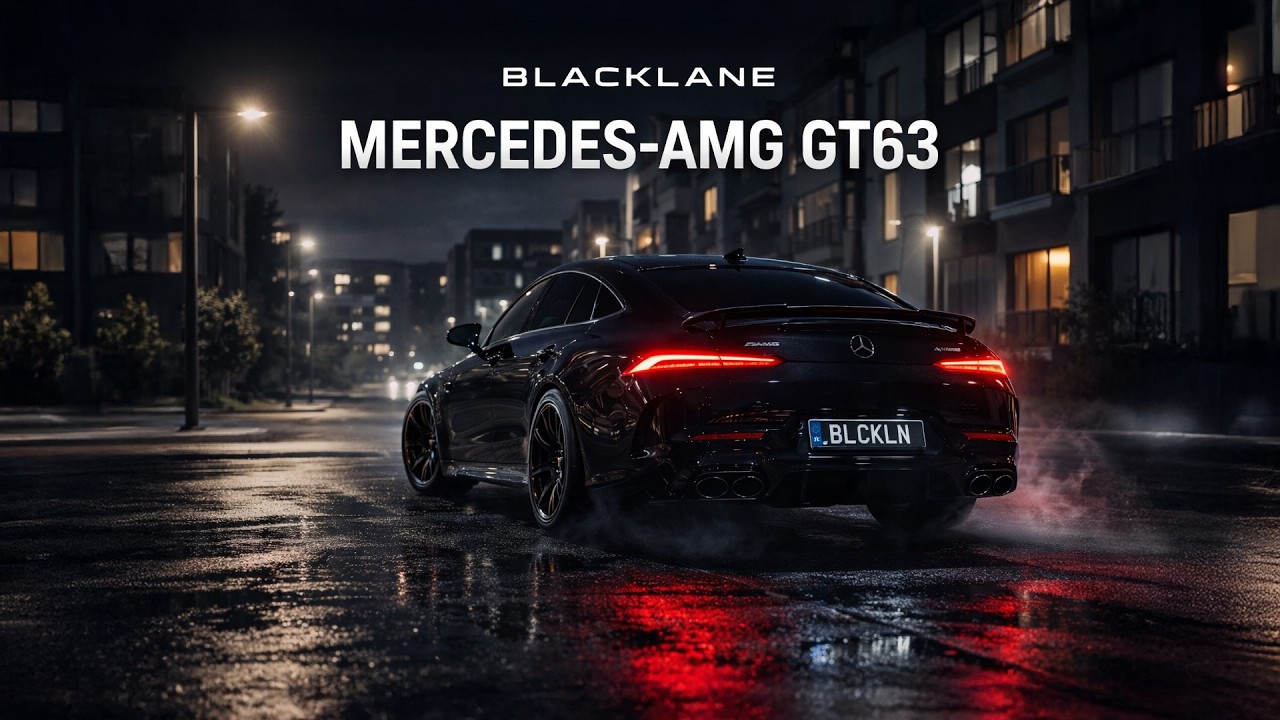 Mercedes GT63 — NIGHT DISTRICT | Dark Car Phonk