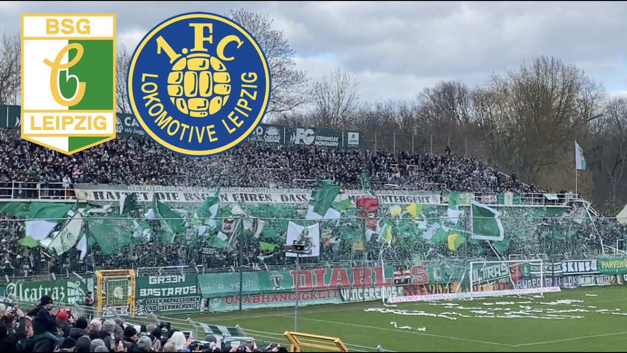 Stimmung beim Leipzig Derby | Chemie Leipzig vs LOK Leipzig Groundhopping 02.04.23