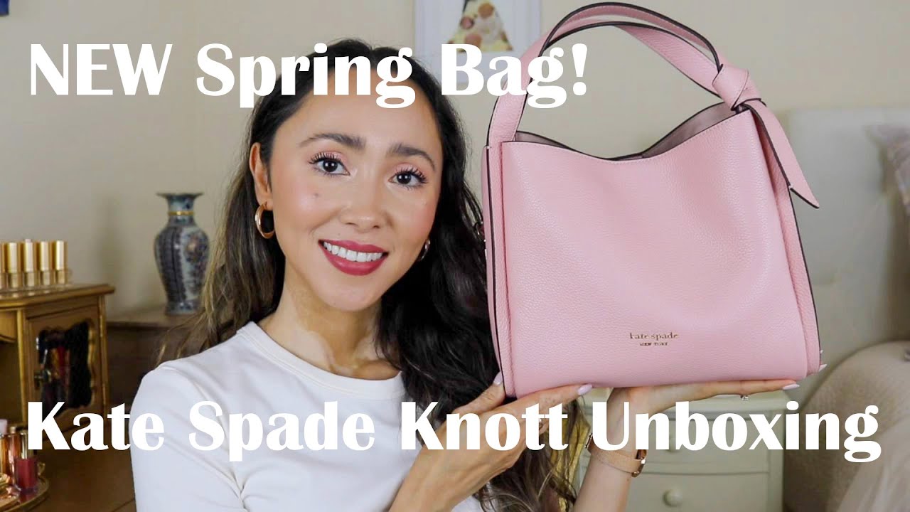NEW Pink Bag!! Kate Spade Knott Crossbody Tote Unboxing & Mod Shots