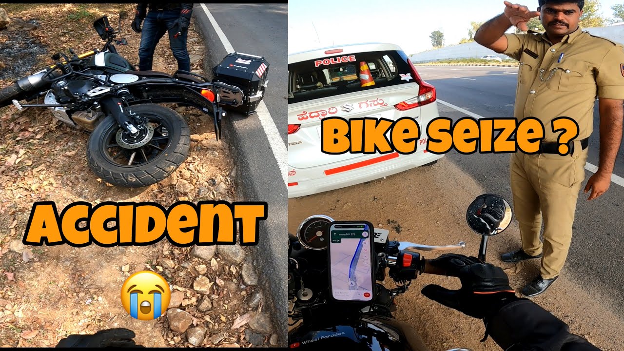 Aapni Scrambler 400x Crush ho gyi | GT650 Seize? | Bad day on our 400 KM ride 😭