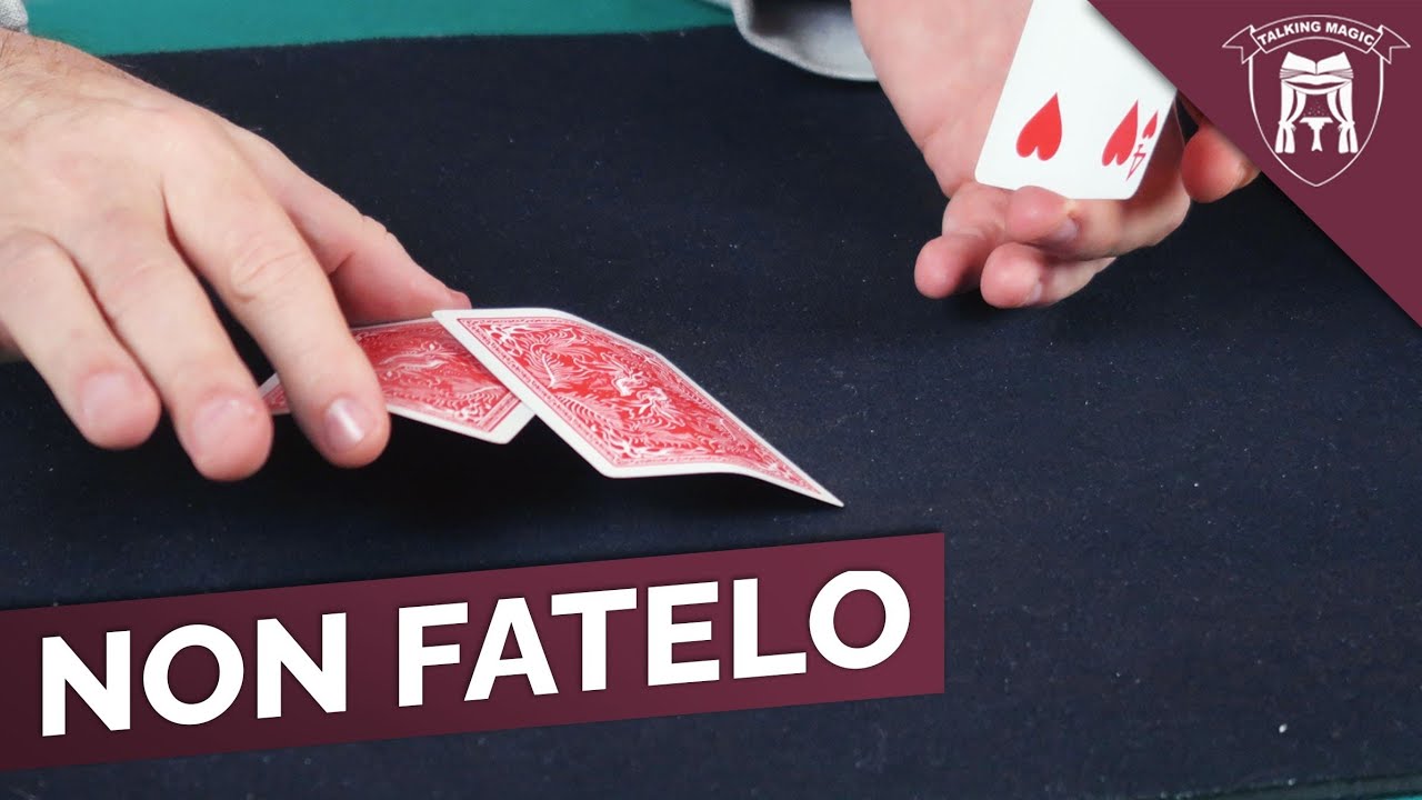 L'ERRORE NEL GIOCO DELLE TRE CARTE!