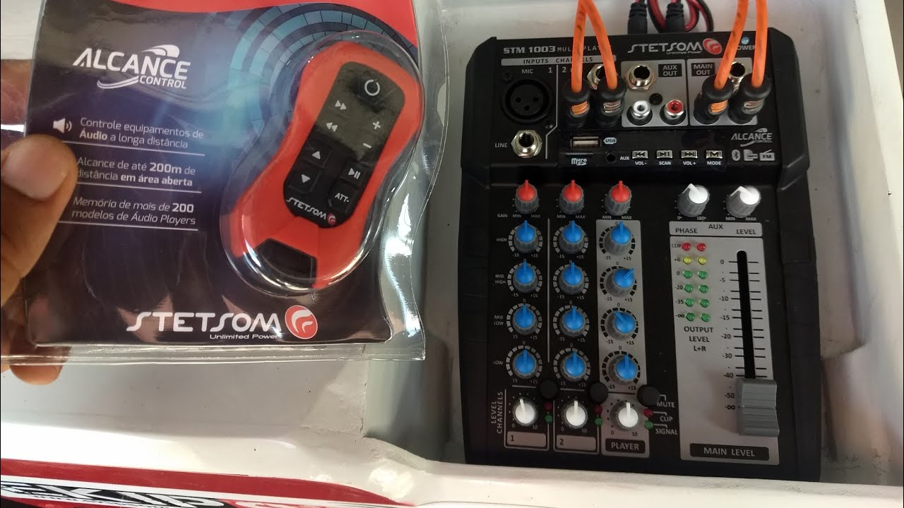 CHEGOU O LANÇAMENTO MESA STETSOM STM1003, MESA COM PLAYER E CONTROLE DE LONGA! +TEST +DICAS