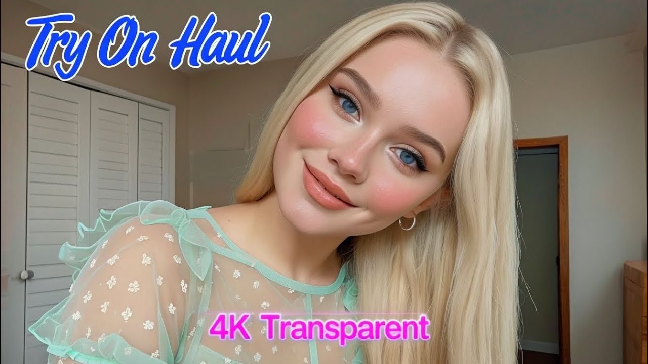 [4k] Transparent Lingerie & See-Throughstyles| Shein 2025 Bikini Try-On Haul #27 #bikini