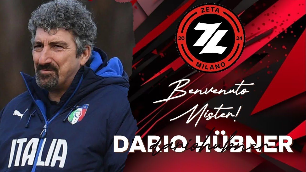 Dario H&uuml;bner nuovo allenatore della Zeta Milano | Il bomber tra gol, sigarette e romanticismo
