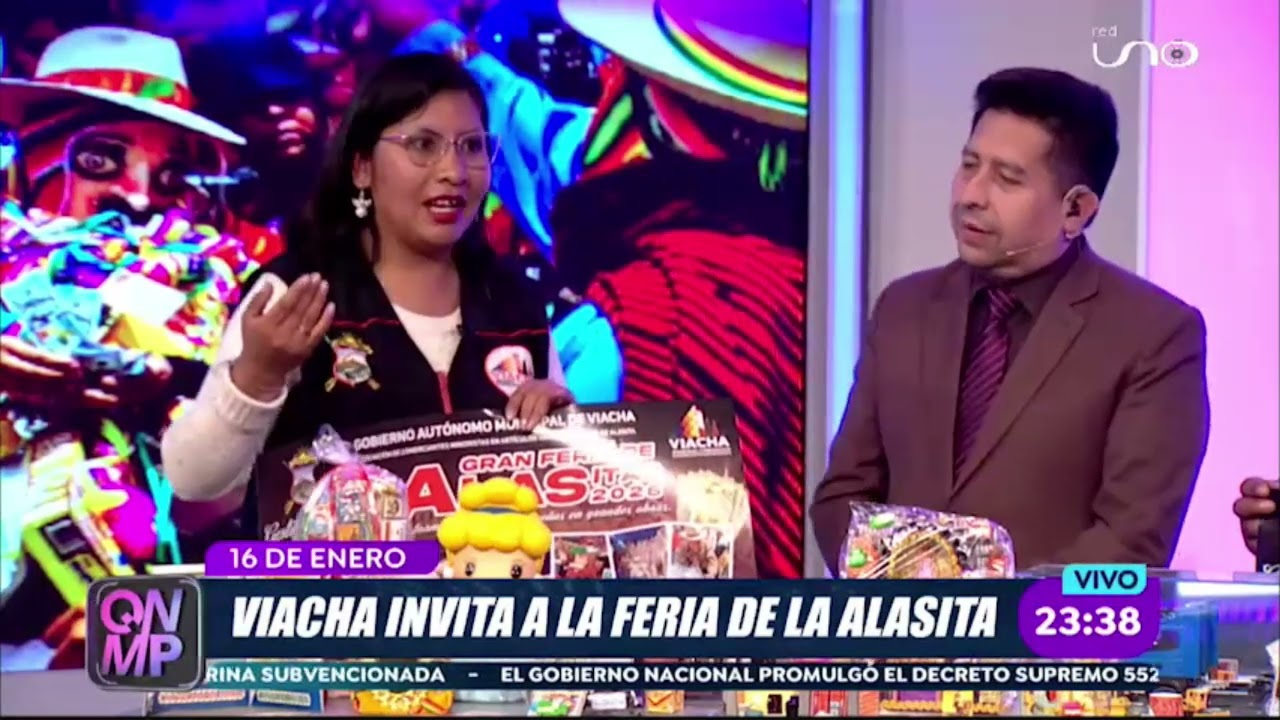 Invitacion a la tradicional Feria de Alasita  en Viacha, que se desarrollará  del 24 al 30 de enero