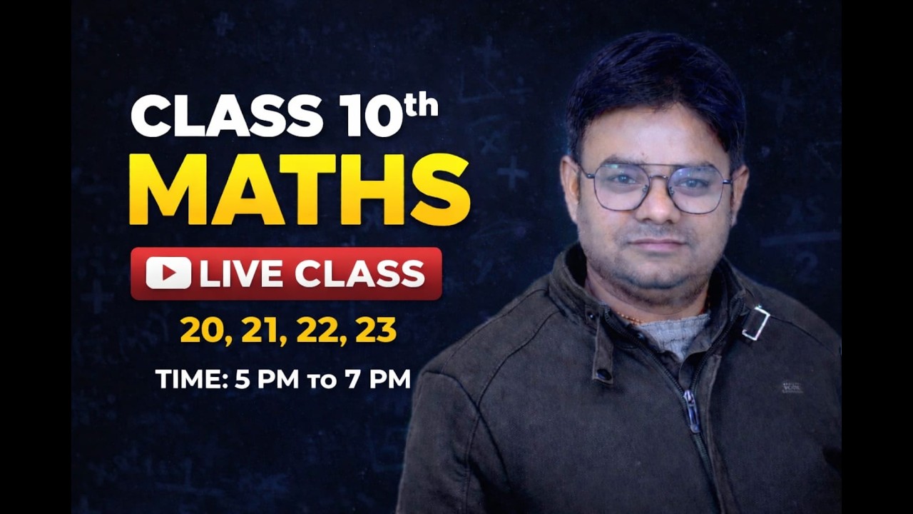 CLASS 10TH MATHS ONE SHOT REVISON LIVE CLASS SK ACADEMY